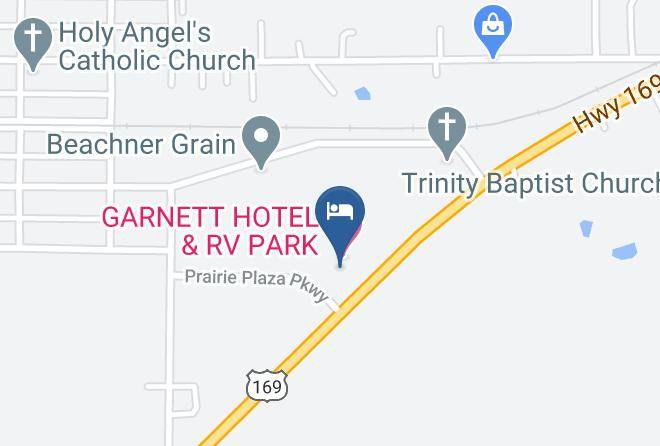 Anderson - Garnett Hotel & Rv Park Maps