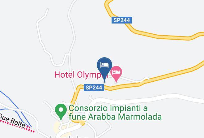 Belluno - Garni' Astor Di De Lazzer R & C Snc Maps