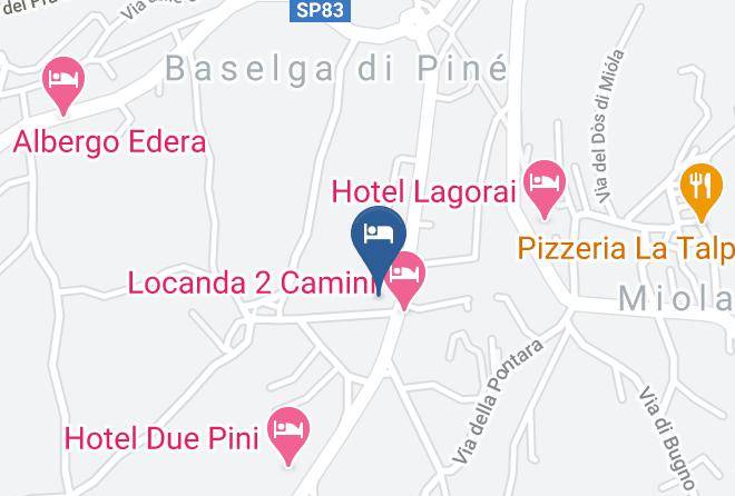 Trento - Garni Bucaneve Bellezza E Salute Maps