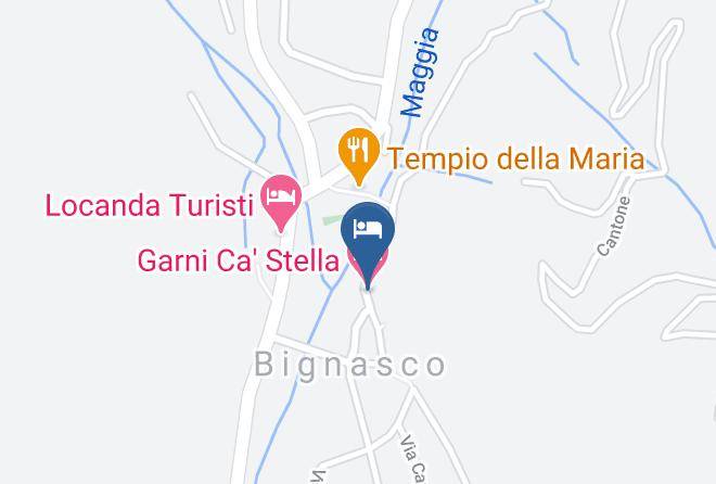 Vallemaggia - Garni Ca' Stella Maps