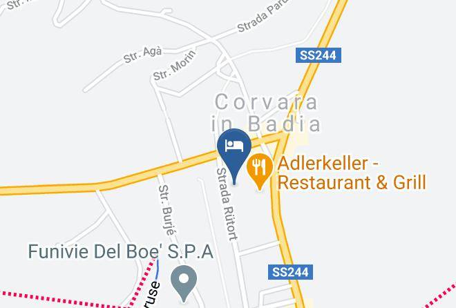 Bolzano - Ciasa De Munt Corvara's Lifestyle B&b Maps