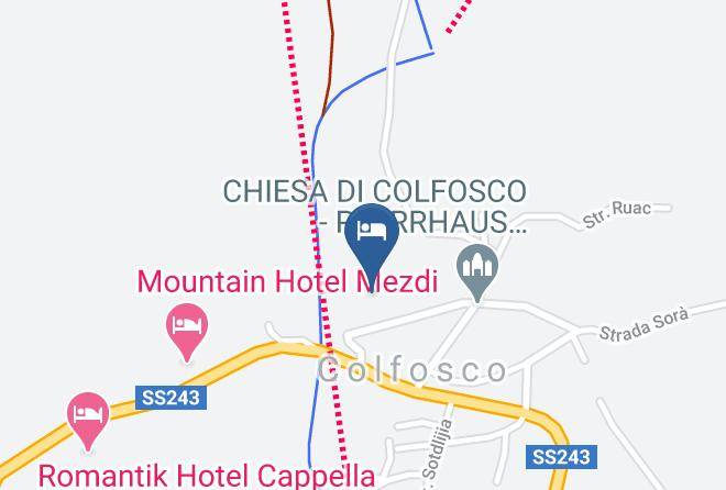 Bolzano - Garni Cristin & Dep Antina Maps