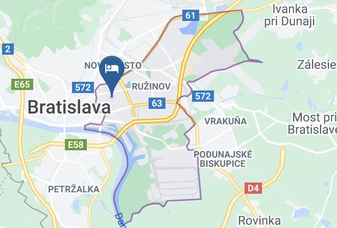 Bratislava Ruzinov - Garni G Hotel Bratislava Maps