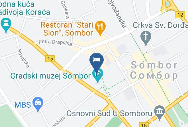 Zapadno Backi - Garni Hotel Andric Maps