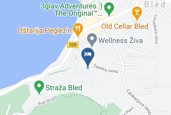 Bled - Garni Hotel Berc Maps
