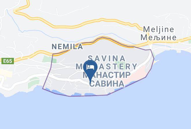 Herceg Novi - Garni Hotel Bokeska Noc Maps