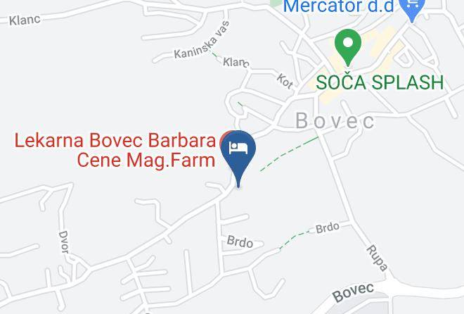 Bovec - Garni Hotel Bovec Maps