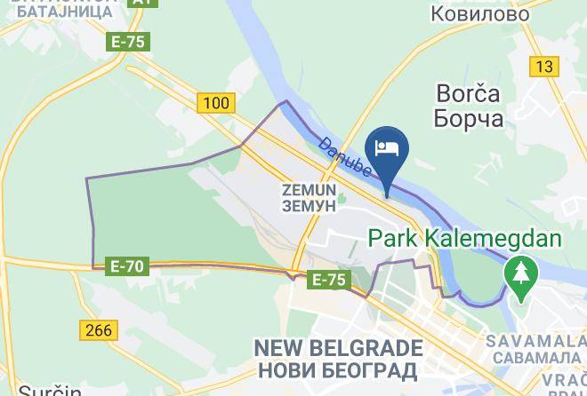 Belgrade City - Garni Hotel D10 Maps