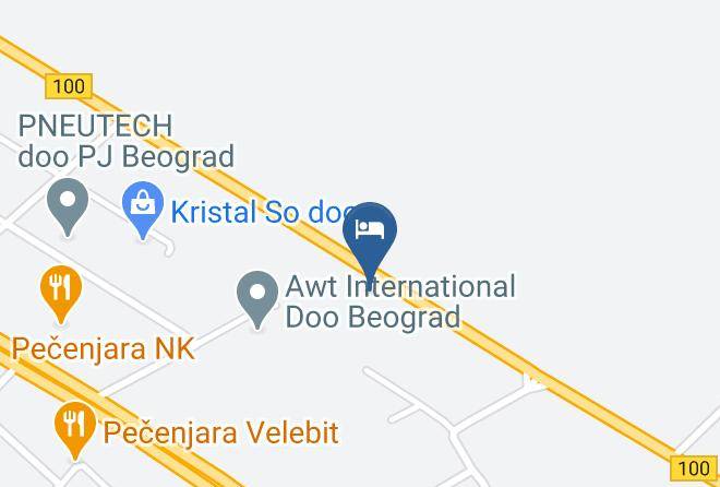 Belgrade City - Garni Hotel Fortuna Maps