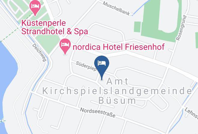 Dithmarschen - Garni Hotel Haus Hedde Maps