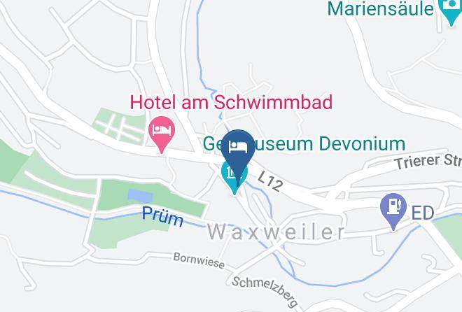 Bitburg Prum - Garni Hotel Haus Irsfeld Maps