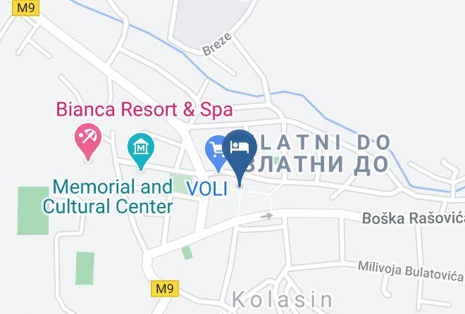 Kolasin - Garni Hotel Maps