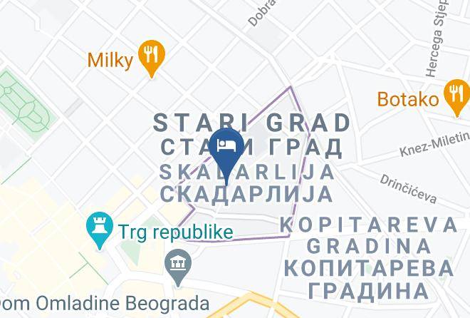 Belgrade City - Garni Hotel Le Petit Piaf Maps