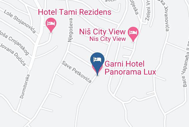 Nisava District - Garni Hotel Panorama Lux Maps