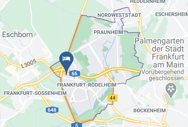 Frankfurt Am Main - Garni Hotel Rodelheimer Hof Eschborn Maps