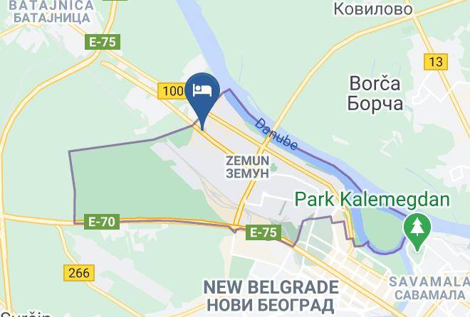 Belgrade City - Garni Hotel Semlin B&b Maps