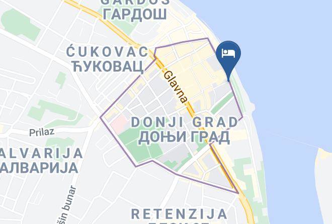 Belgrade City - Side One Design Hotel Garni Maps