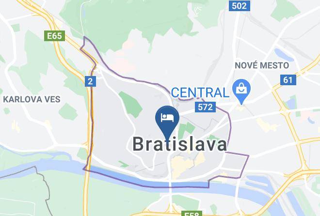Bratislava - Garni Hotel Prihradny Maps