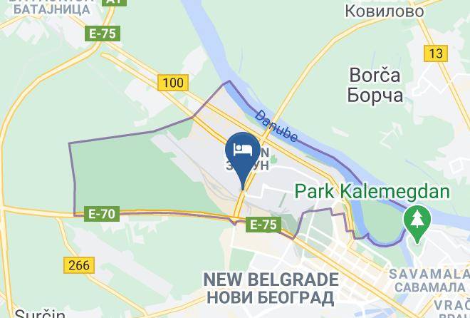 Belgrade City - Garni Hotel Zeder Maps