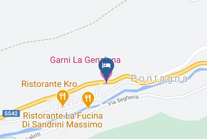 Brescia - Garni La Genziana Maps