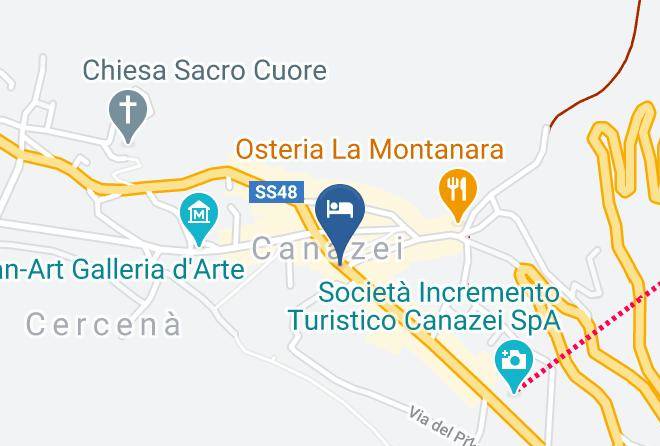 Trento - Garni Lasties Maps