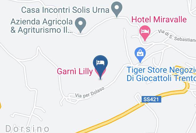 Trento - Garni Lilly Maps