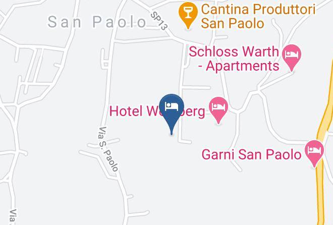 Bolzano - Garni Luziafeld Hof Maps