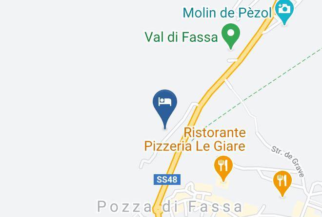 Trento - Garni' Maison Marmoleda Maps