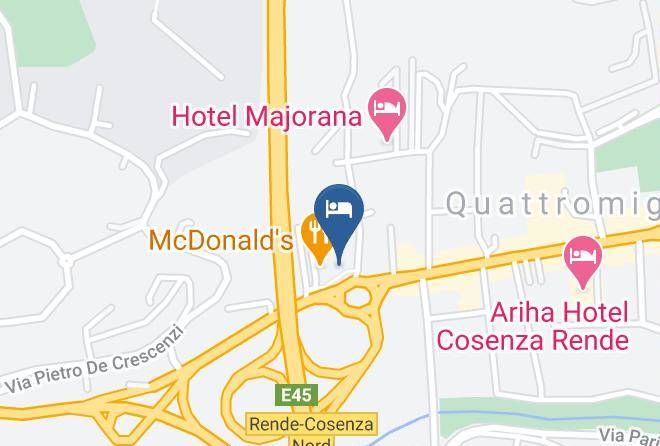 Cosenza - Garni Majorana Maps