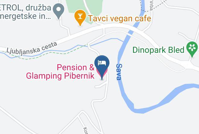 Bled - Pension & Glamping Pibernik Maps