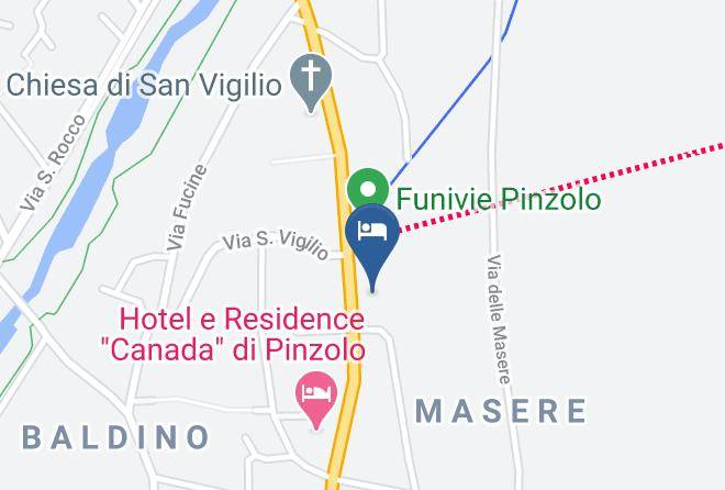Trento - Garni' Predasanta Di Miorelli L & C Sas Maps