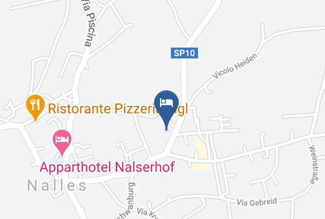 Bolzano - Garni Rebhof Maps