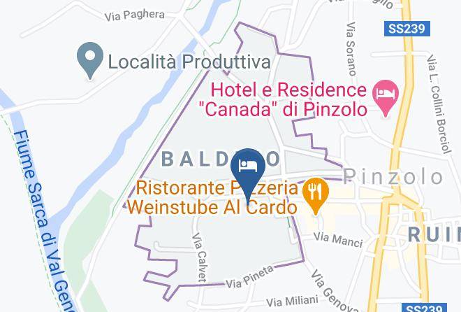 Trento - Garni' Scoiattolo Maps
