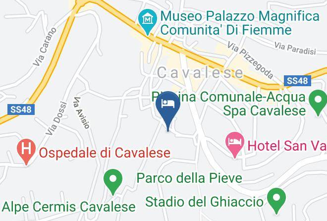 Trento - Garni Stellune Maps