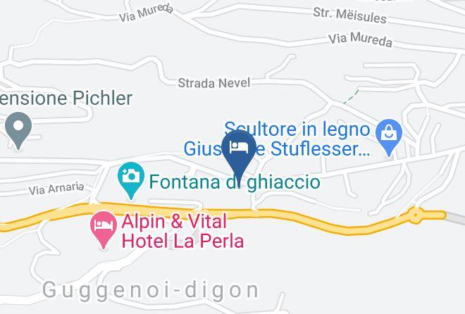 Garni Vanadis Map - Trentino Alto Adige - Bolzano