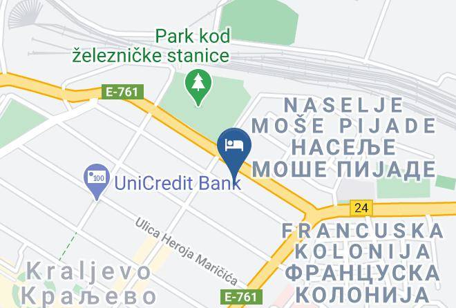 Garni Hotel Dragacevo Map