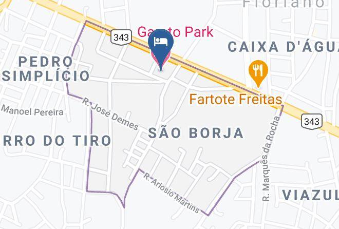 Floriano - Garoto Park Hotel Maps