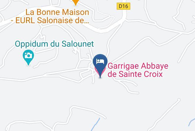 Garrigae Abbaye De Sainte Croix Map