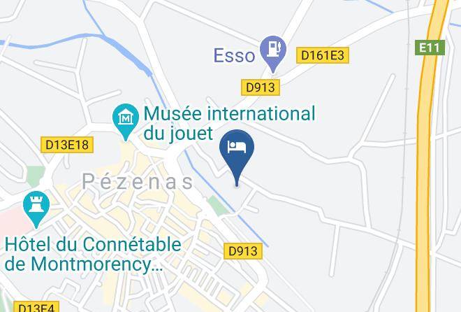 Herault - Garrigae Distillerie De Pezenas Maps
