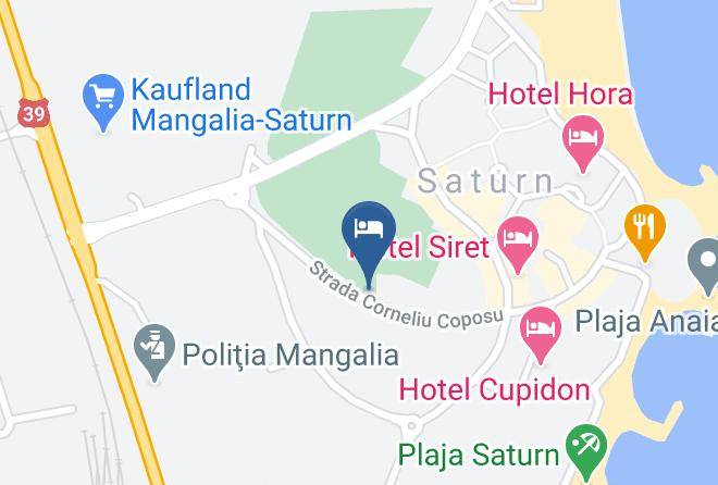 Mangalia - Garsoniera Florilor Maps