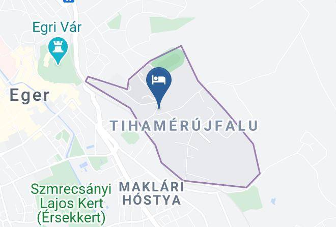 Eger - Garten Vendeghaz Maps