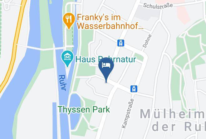 Mulheim An Der Ruhr - Gartenhotel Luisental Maps