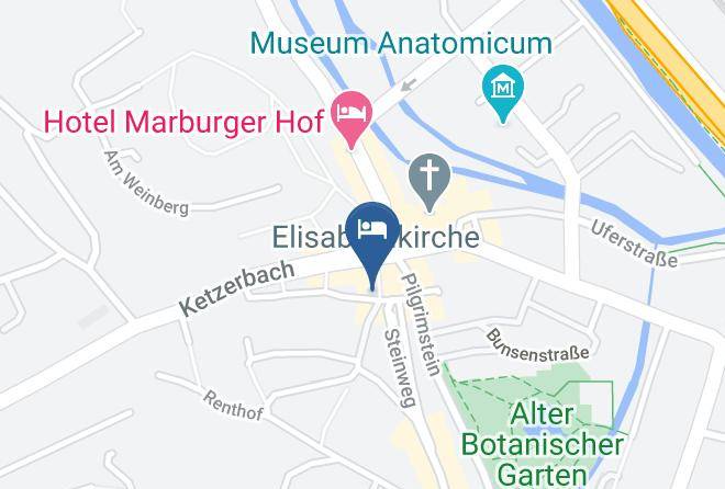 Marburg Biedenkopf - Gartenlaube Marburg Maps