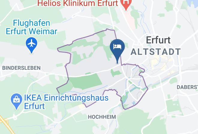 Erfurt - Hotel & Restaurant Gartenstadt Maps