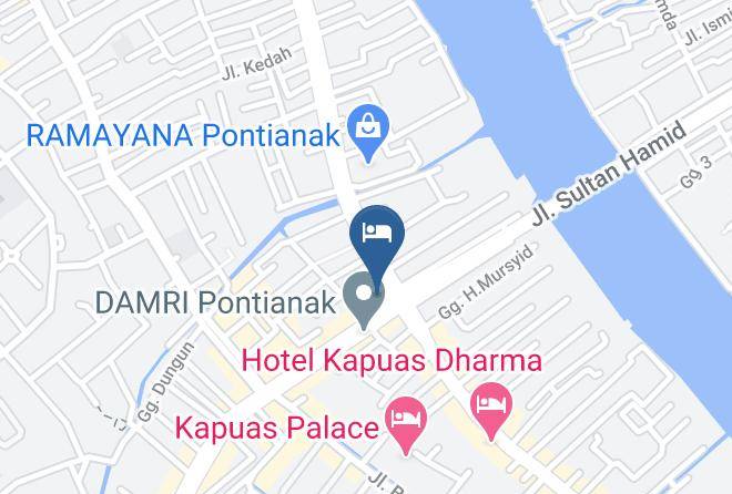 Kota Pontianak - Garuda Hotel Maps