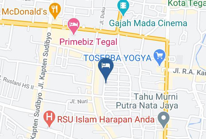 Kota Tegal - Garuda Kostel Maps