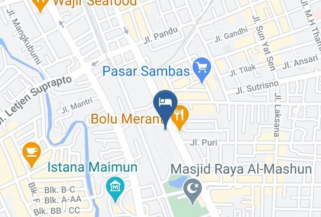 Kota Medan - Garuda Plaza Hotel Maps