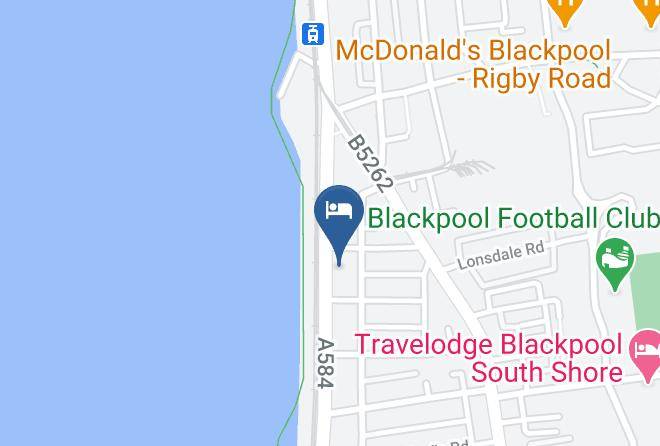 Blackpool - Garvey's Promenade Hotel Maps
