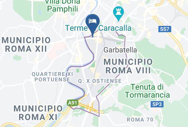 Rome - Gasometer Urban Suites Roma Maps