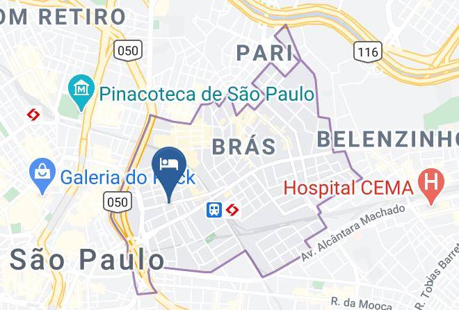 Sao Paulo Bras - Gasometro Hotel Maps